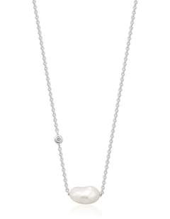 Pearl Necklace Silver