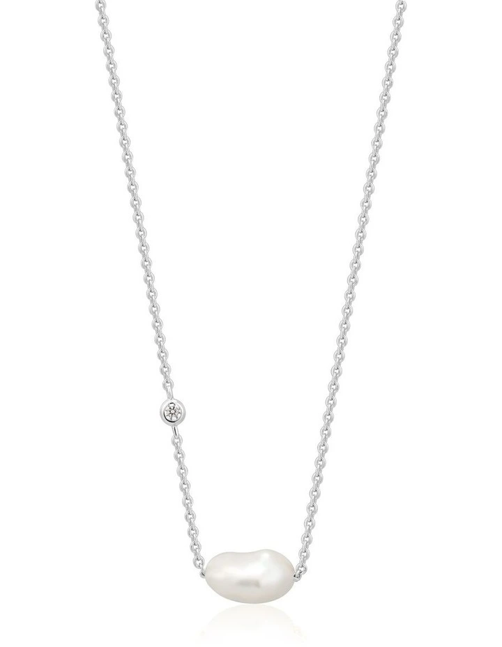 Pearl Necklace Silver image 1