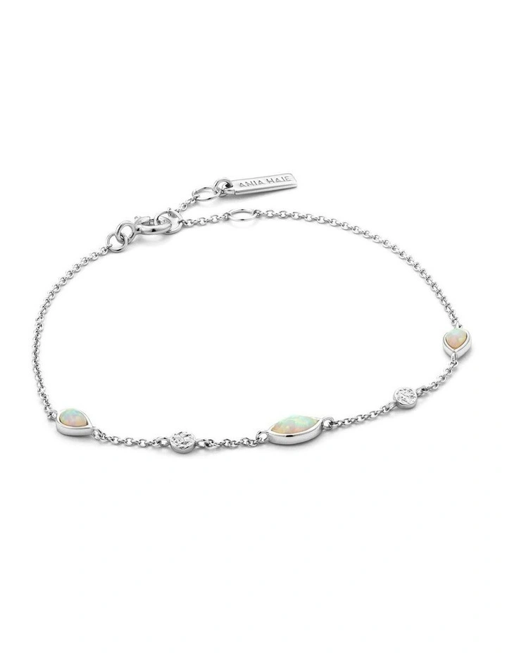 Opal Colour Bracelet - Silver image 1