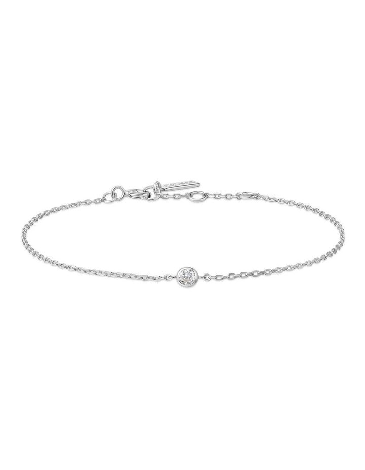 Silver Sparkle Bezel Bracelet image 1
