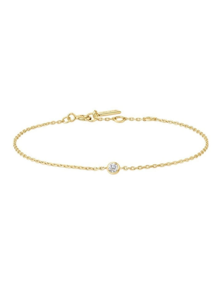 Gold Sparkle Bezel Bracelet image 1