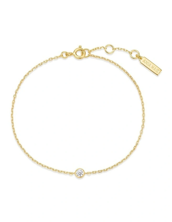 Gold Sparkle Bezel Bracelet image 3