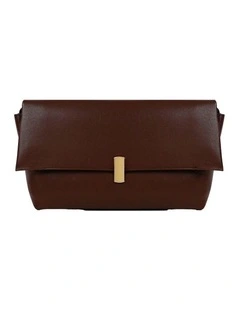 Nova Clutch Bag - Brown