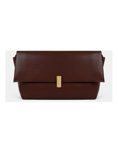 Nova Clutch Bag - Brown