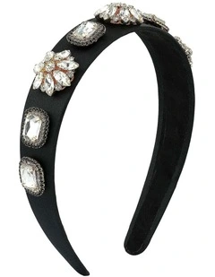 Annie Gem Headband - Black