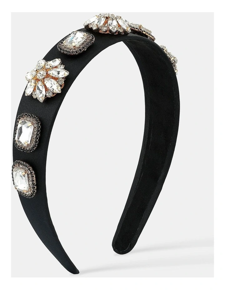 Annie Gem Headband - Black image 1