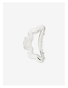 Liana Metal Hair Claw Clip - Silver
