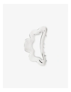 Liana Metal Hair Claw Clip - Silver