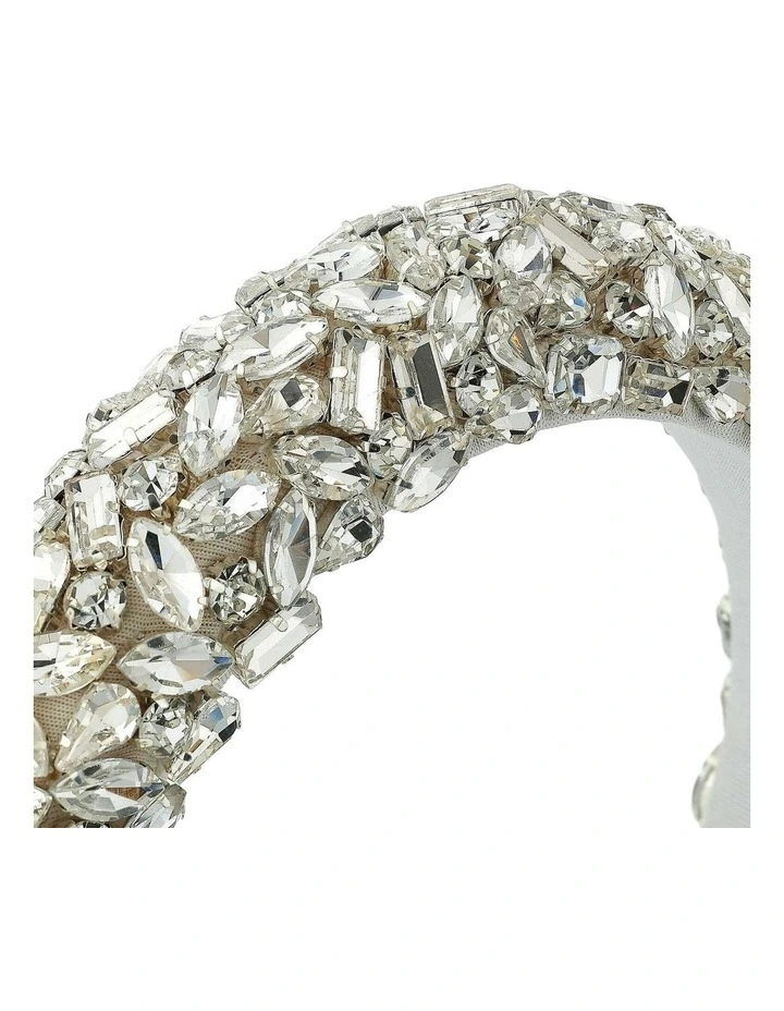 Jennifer Cubic Statement Headband - Silver image 3