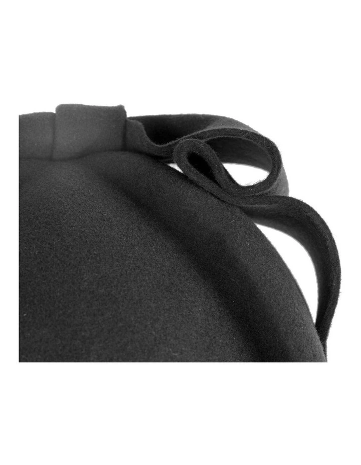 Max Alexander Black Felt Pillbox Hat - Classic Winter Racing J460B image 6