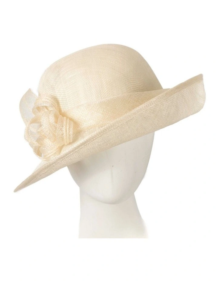Sinamay Bucket Hat MA871C in Silver image 2