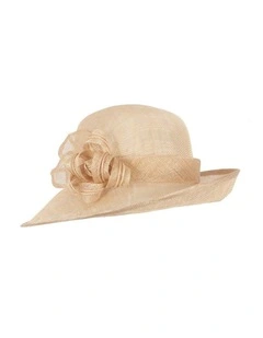 Cloche Hat MA871NU in Nude