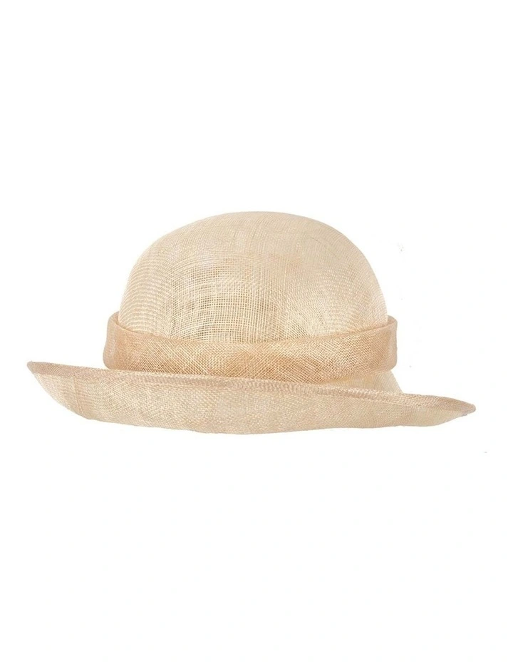 Cloche Hat MA871NU in Nude image 3