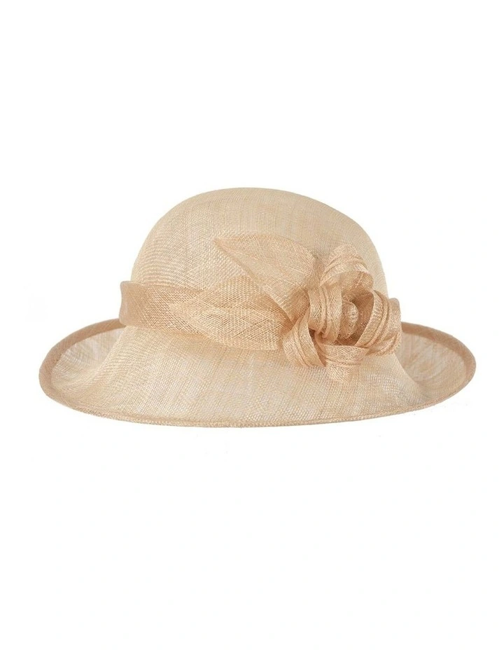 Cloche Hat MA871NU in Nude image 4