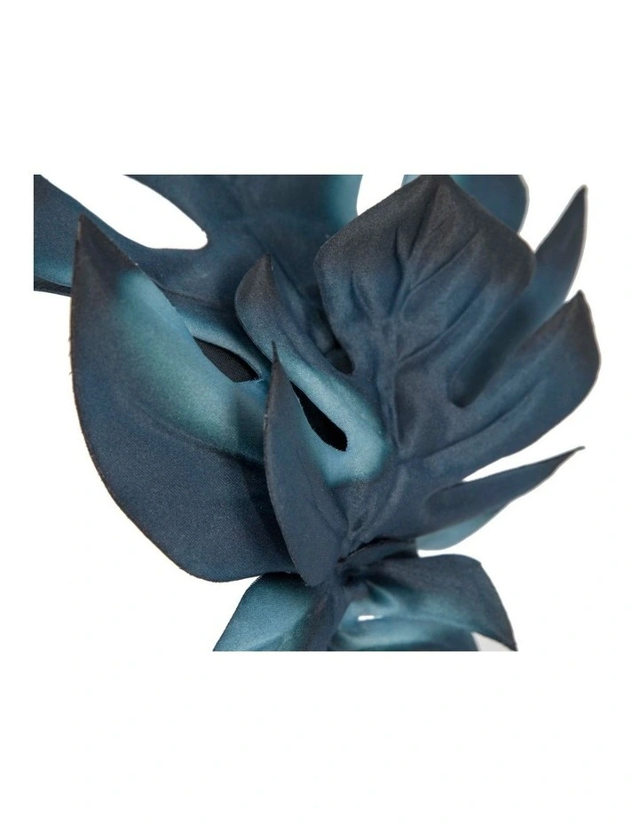 Max Alexander navy monstera leaves fascinator MA879N image 3