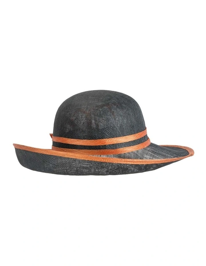 Max Alexander women's racing hat MA831BOR - black with orange trim image 3