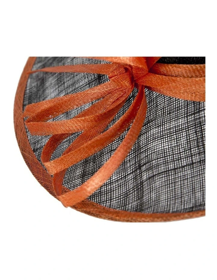 Max Alexander women's racing hat MA831BOR - black with orange trim image 5