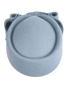 Felt Pillbox Hat J460LBL in Blue