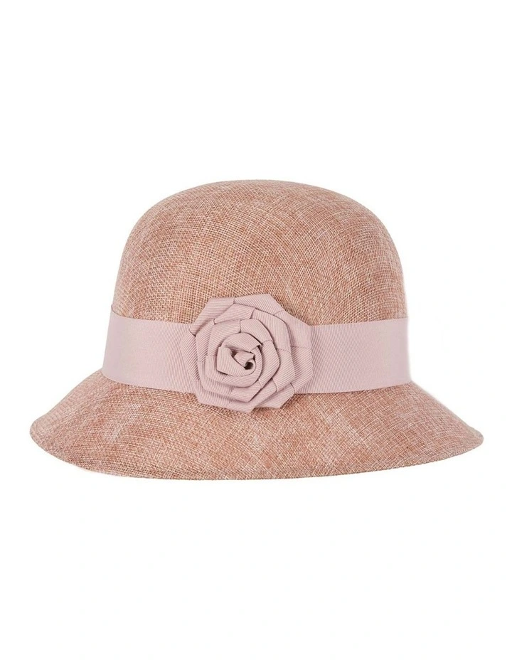 Cloche Hat MA732DP in Pink image 3