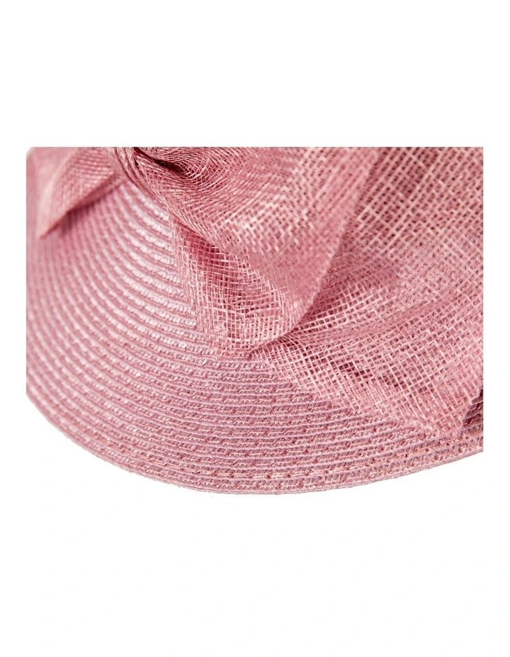 Cloche Hat With Sinamay Bow MA895DP in Dusty Pink image 5