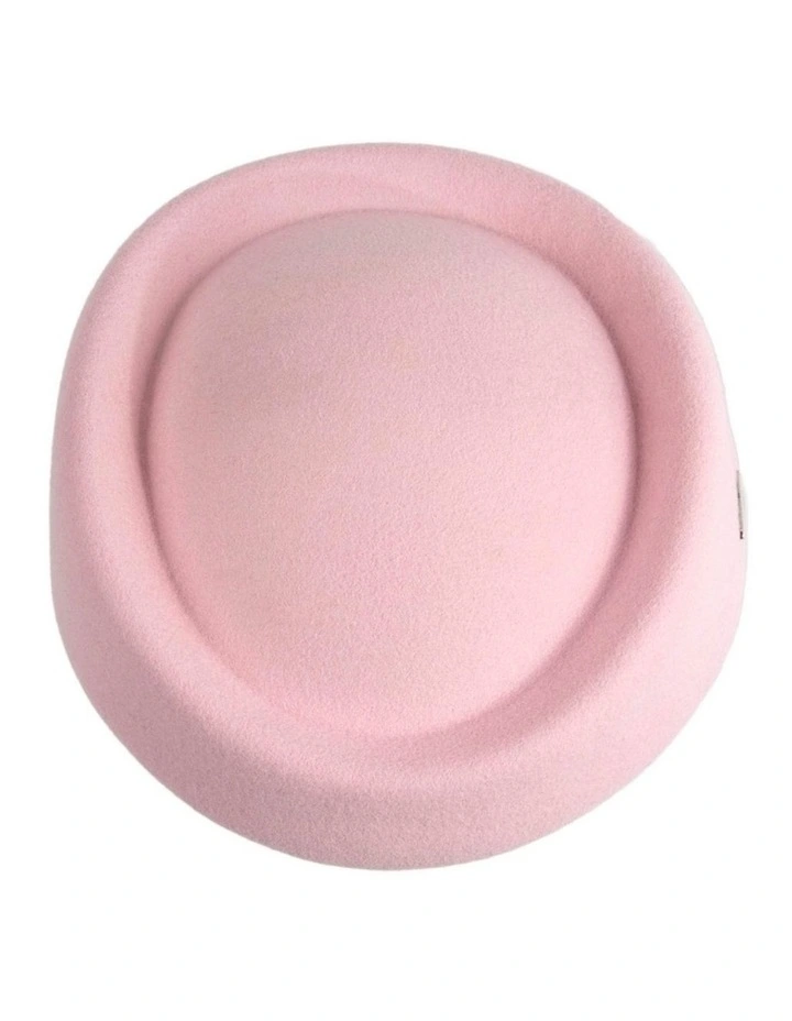 Max Alexander Classic Stewardess Pink Felt Pillbox Hat J463PI image 4