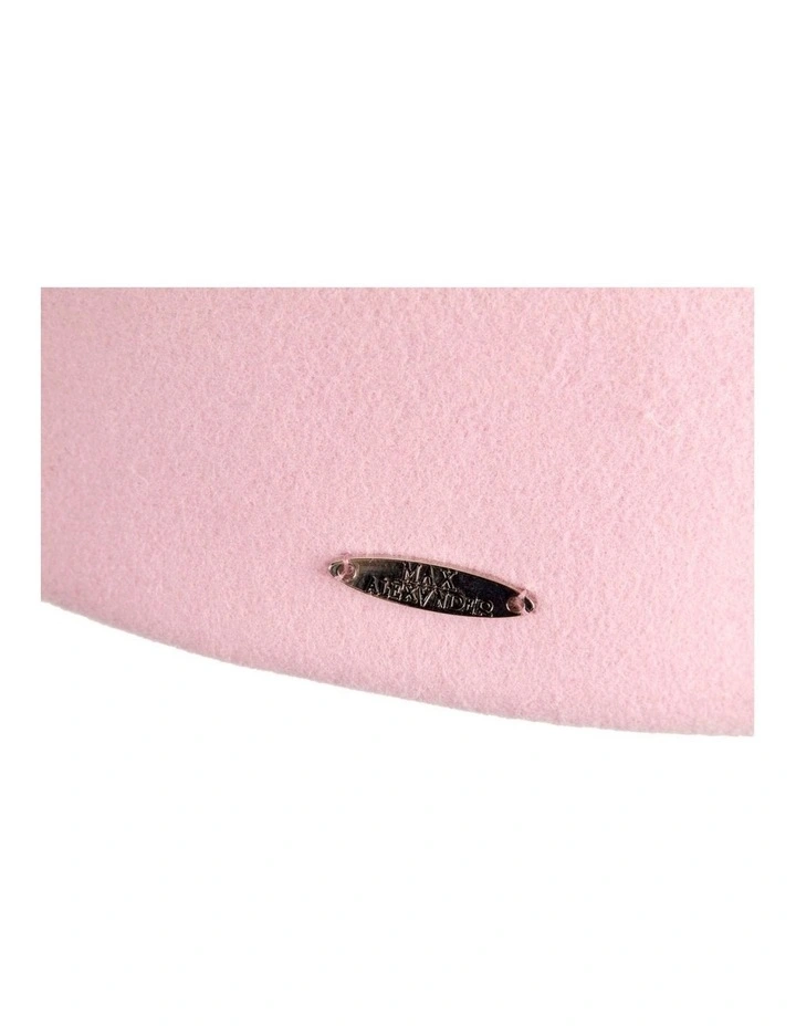 Max Alexander Classic Stewardess Pink Felt Pillbox Hat J463PI image 6