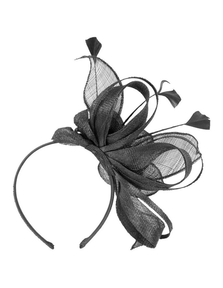 Max Alexander black sinamay flower fascinator MA885B image 4