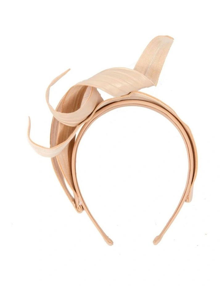 Max Alexander nude sculptured leaves fascinator MA886NU image 4