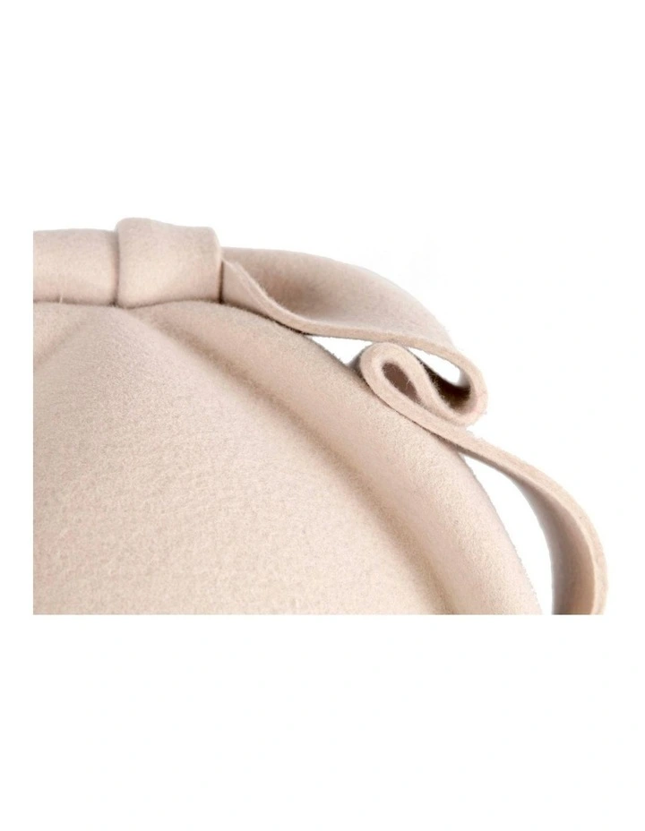 Max Alexander Cream Felt Pillbox Hat - Classic Racing Style J460C image 6