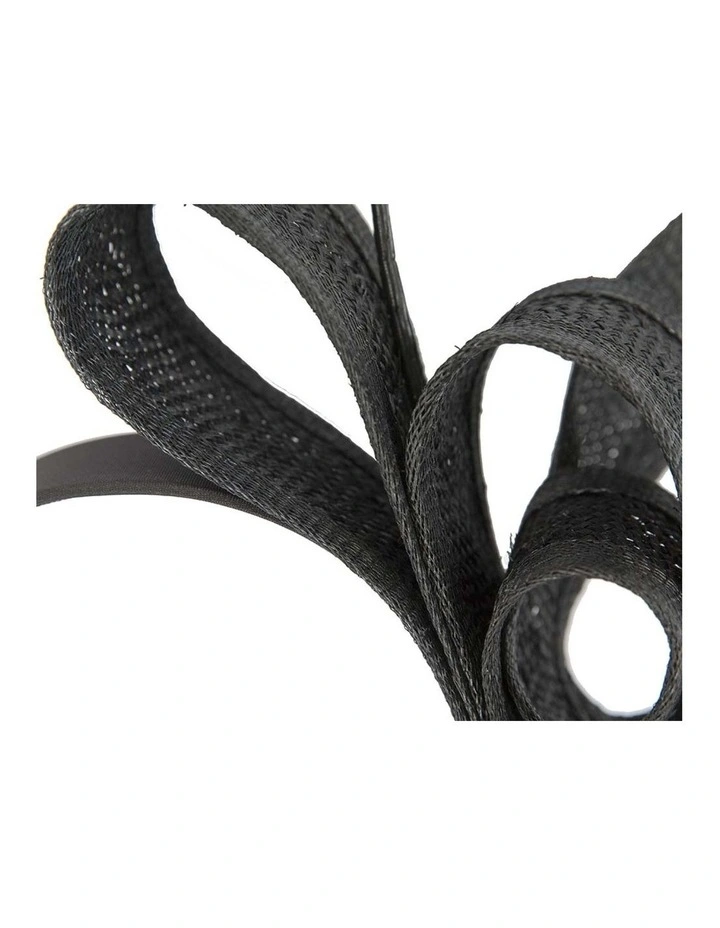 Max Alexander MA620B black bow fascinator image 3