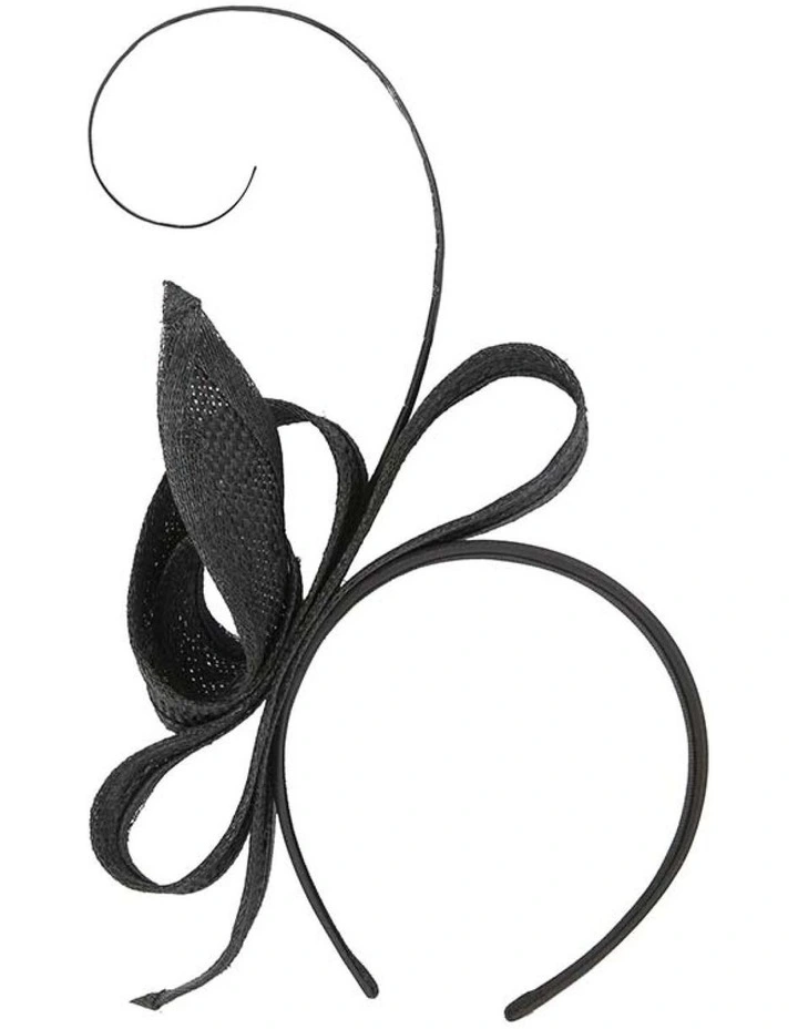 Max Alexander MA620B black bow fascinator image 4