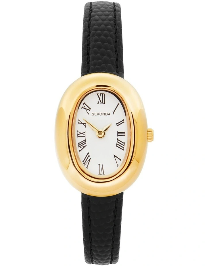 Bellamy 23mm Gold Leather Watch image 1
