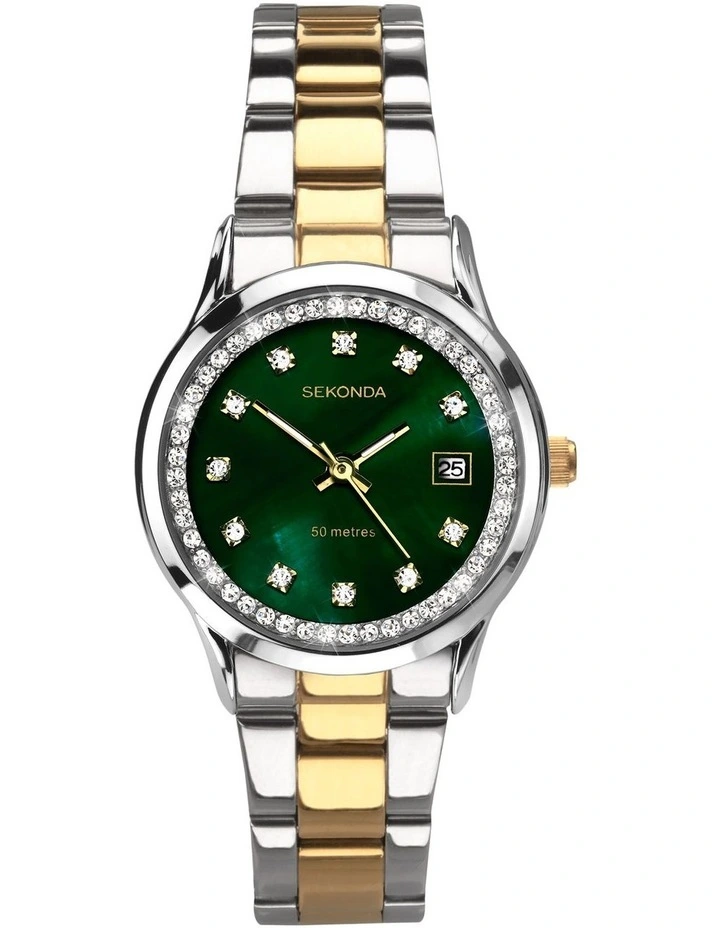 Catherine 27mm Link Two Tone Watch image 1