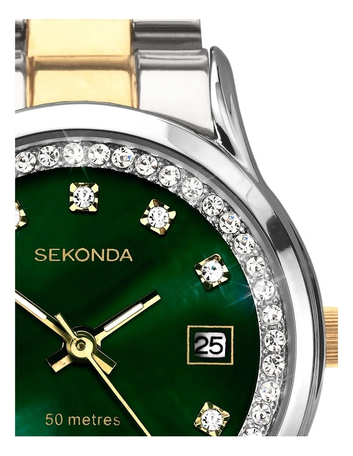 Catherine 27mm Link Two Tone Watch image 3