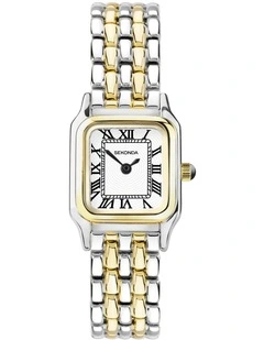 Monica 20mm Link Two Tone Watch