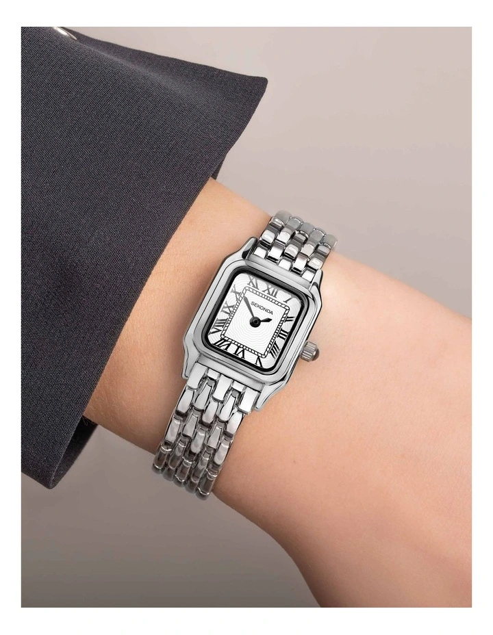 Monica 20mm Link Silver Watch image 2