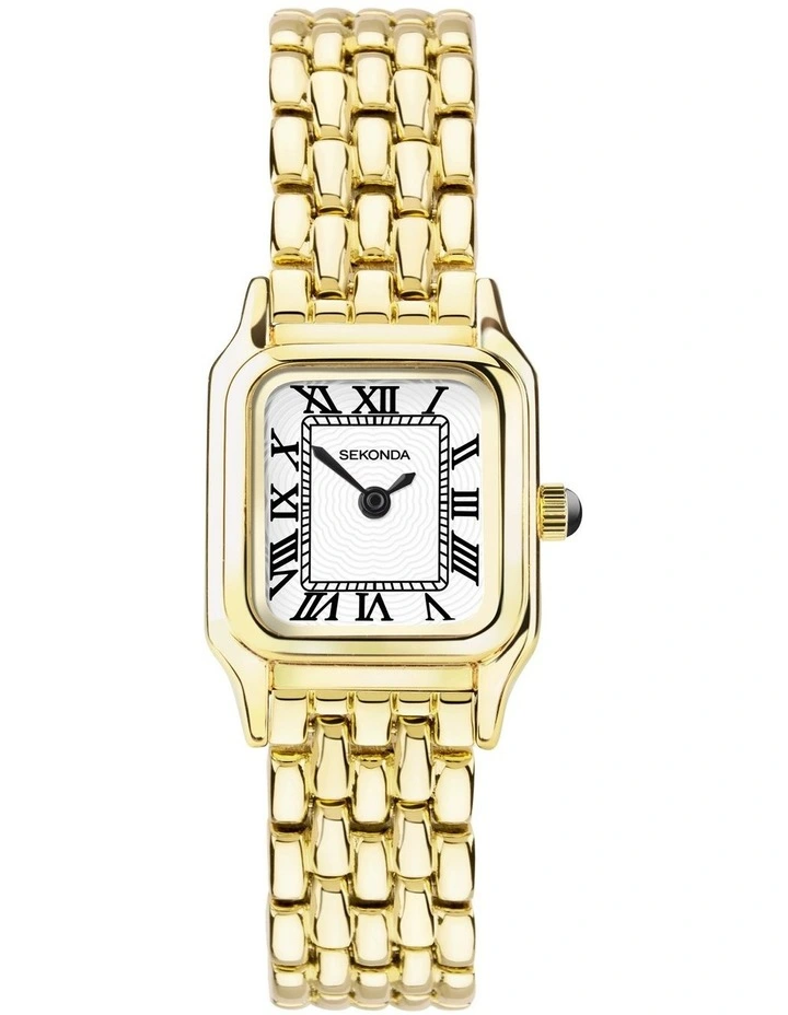 Monica 20mm Link Gold Watch image 1