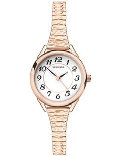 Harley 25mm Expander Rose Gold Watch