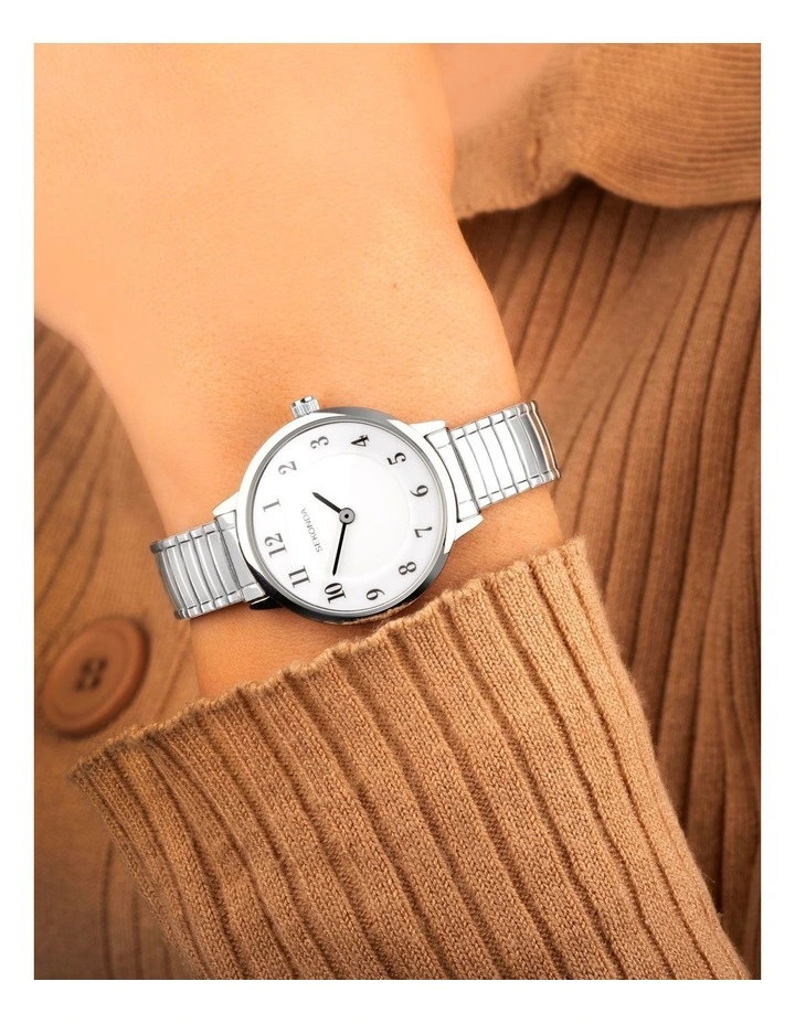 Classic 28mm Expander Silver Watch image 2