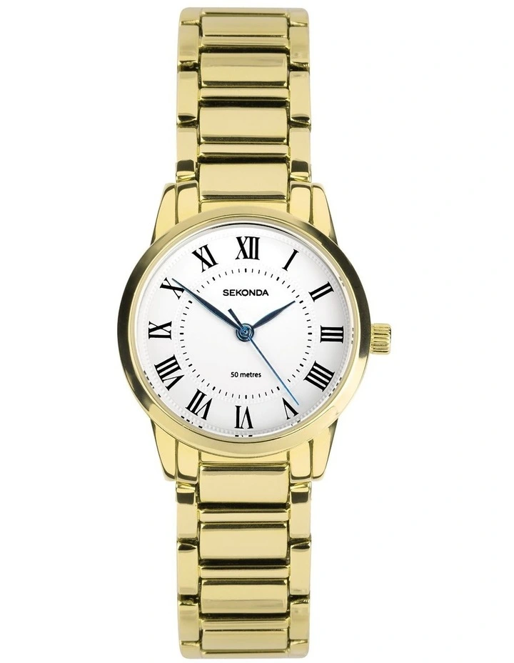 Beaumont 28mm Link Gold Watch image 1