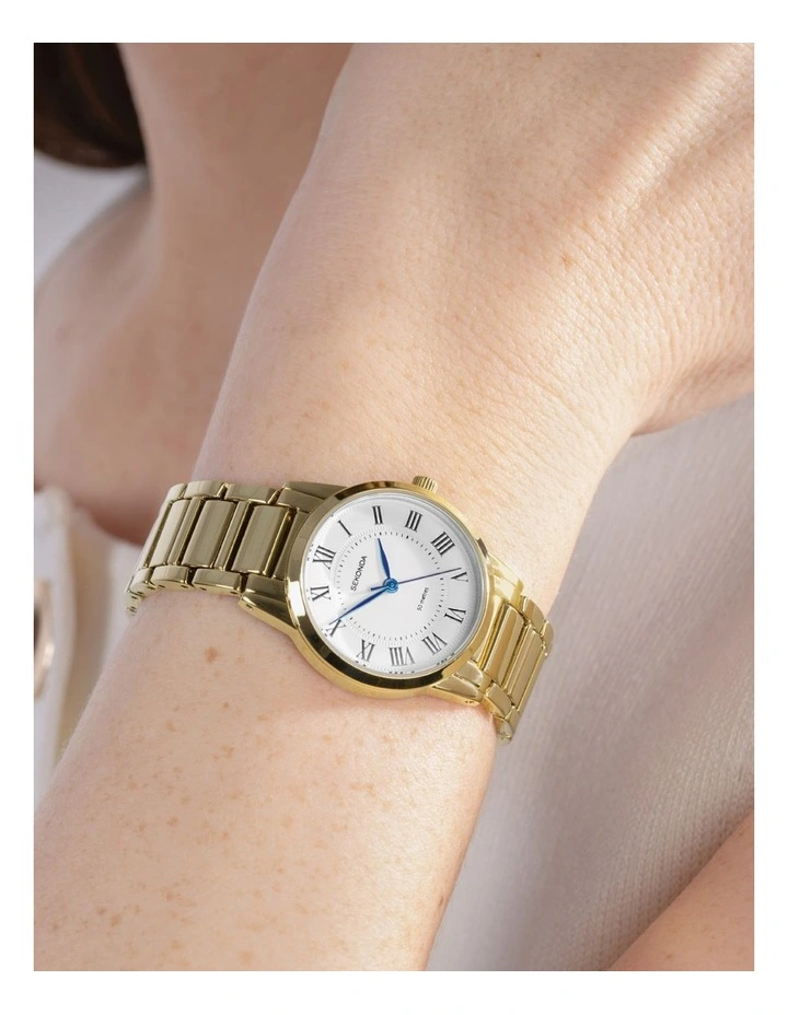 Beaumont 28mm Link Gold Watch image 2