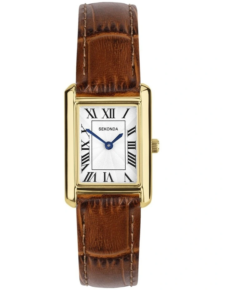 Colette 22x29mm Leather Gold Watch image 1