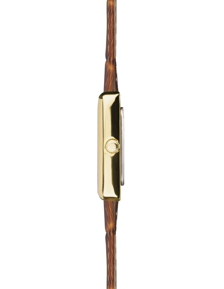 Colette 22x29mm Leather Gold Watch image 4