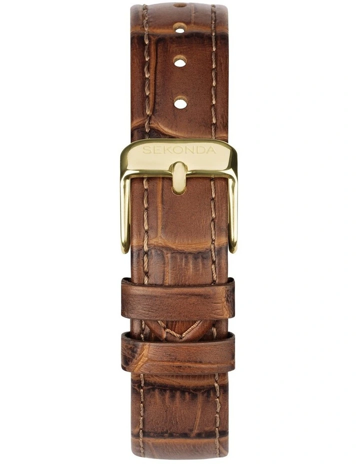 Colette 22x29mm Leather Gold Watch image 5