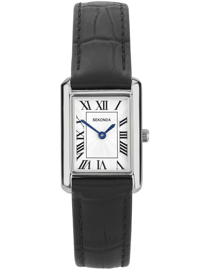 Colette 22x29mm Leather Silver Watch image 1