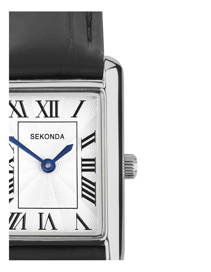 Colette 22x29mm Leather Silver Watch image 3