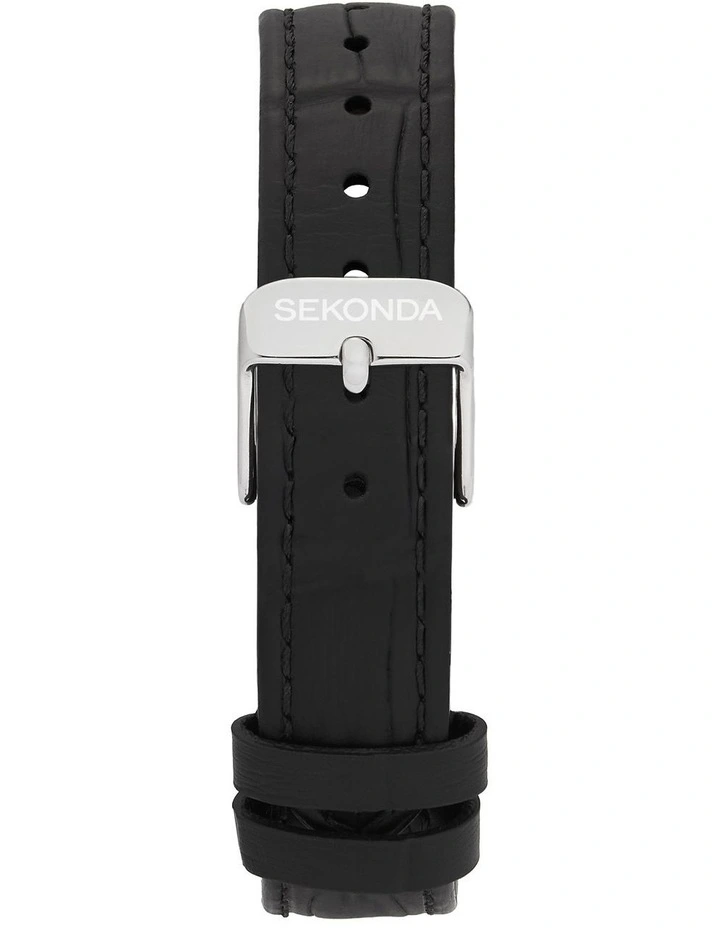 Colette 22x29mm Leather Silver Watch image 4