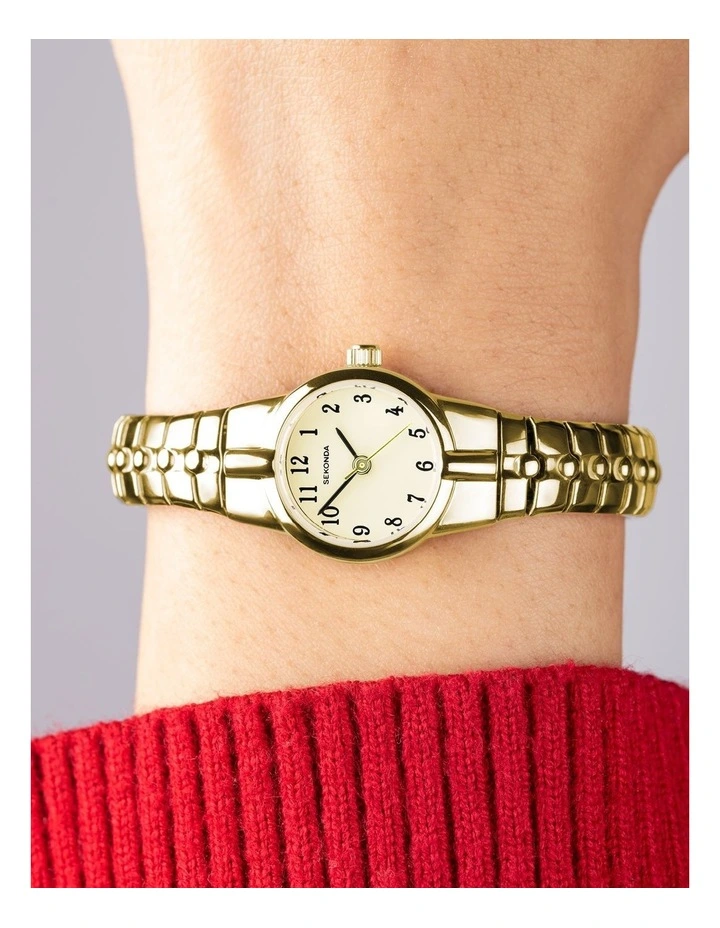 Newton 19mm Expander Gold Watch image 2