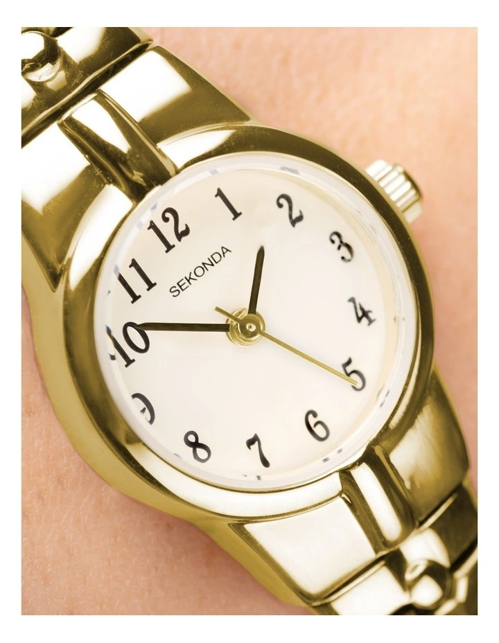 Newton 19mm Expander Gold Watch image 3