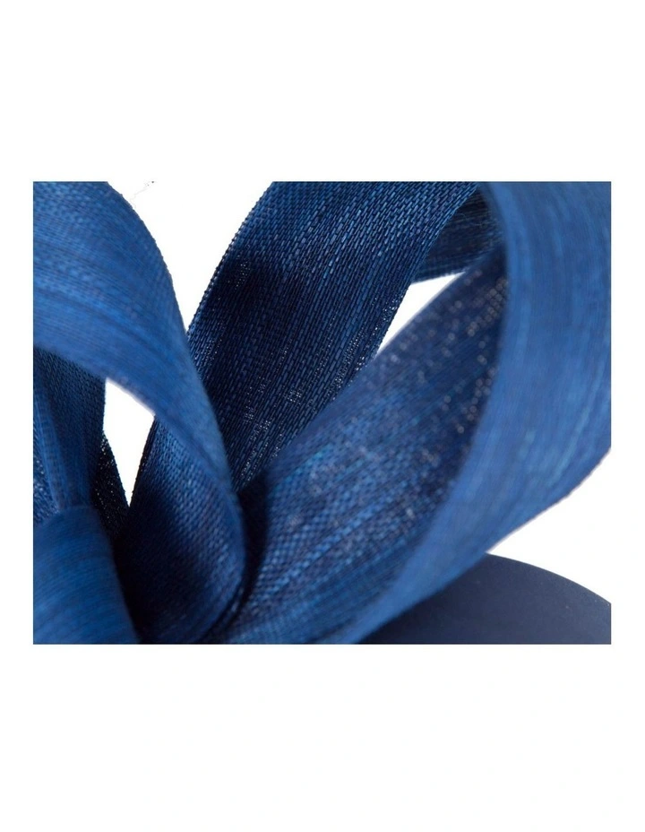Abaca Loops S288RB Racing Fascinator in Royal Blue image 3